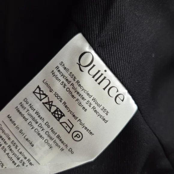 Quince Black Italian Wool Blazer - Picture 6 of 7